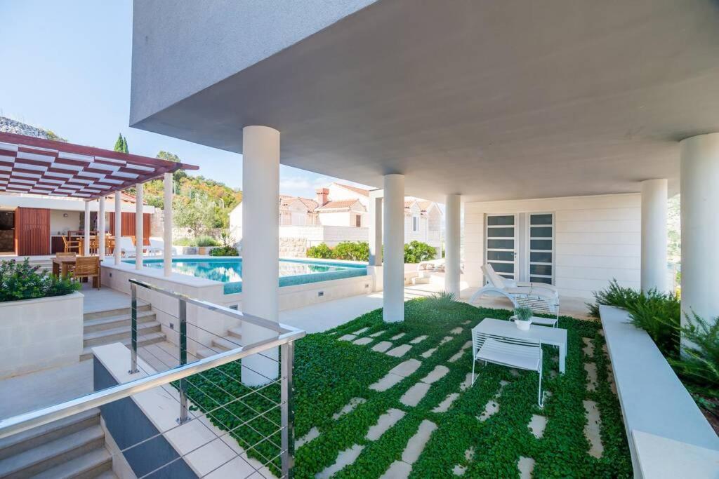 Modern Villa With Swimming Pool - Penthouse Dubrovnik Exterior foto